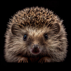 hedgehog portrait