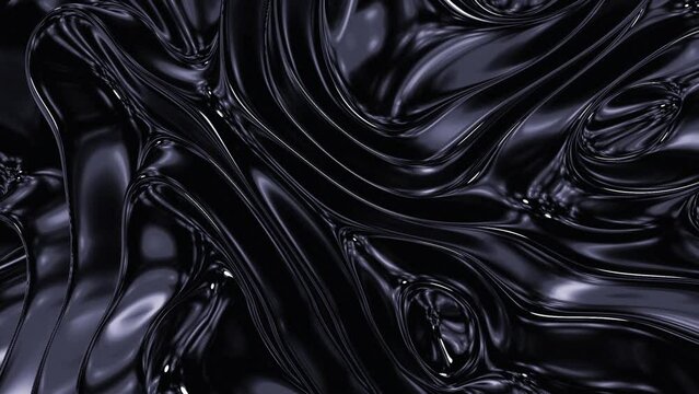 Abstract liquid metallic texture. Design. Fluid metal substance.