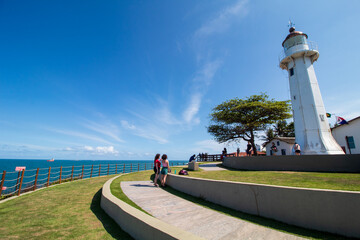 farol em Guarapari regi&atilde;o metropolitana de Vit&oacute;ria, Espirito Santo, Brasil