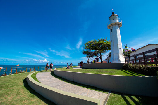farol de Vila Velha Vit&oacute;ria, Espirito Santo, Brasil Santa Luzia