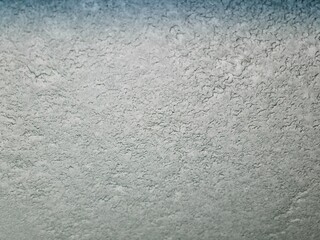 Window in ice in winter. Frozen car window