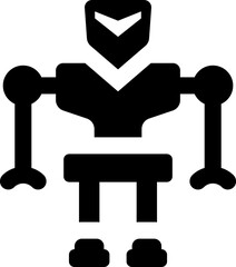 Robotic technology icon