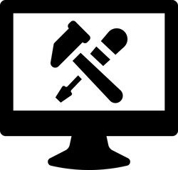 Computer repair icon