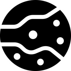Mars planet icon