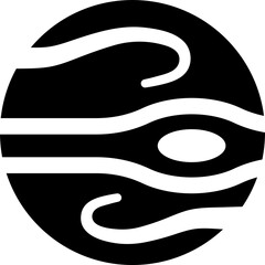 Neptune planet icon
