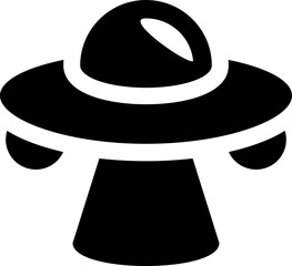 Alien spaceship icon