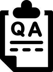 Question and answer survey icon