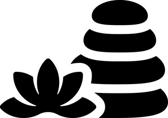 Stones relaxation icon