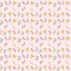 simple seamless floral textile. floral pattern fabric. pattern background design. seamless floral pattern.
