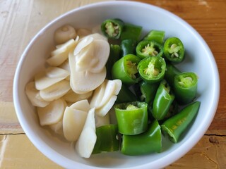 Soush Korea cheongyang pepper and garlic slice