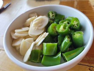 Soush Korea cheongyang pepper and garlic slice