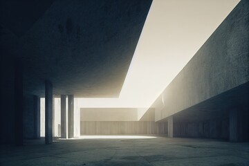 abstract architecture background, Generative Ai