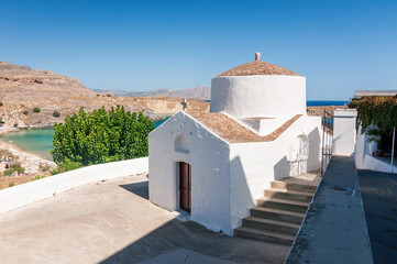 Chapel of Saint George Pachymachiotis, Rhodes, Greece.