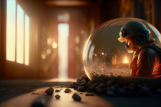 Midjourney abstract render of a mental disorder