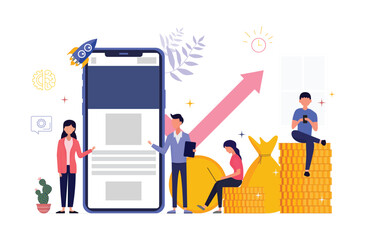 business development concept illustration