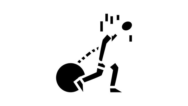 weakness health problem glyph icon animation