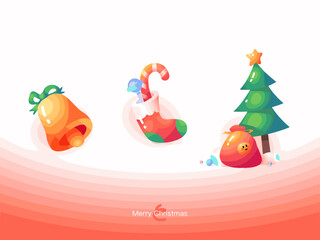 Christmas Icons stickers logo illustrations