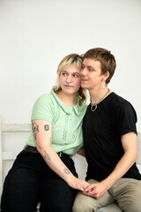 Non Binary LGBTQ+ Couple