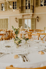 Réception de mariage en extérieur