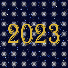 Artistic illustration new year card