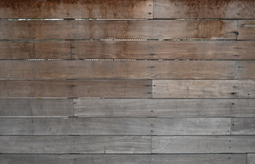 Wood Plank Wall With Nails