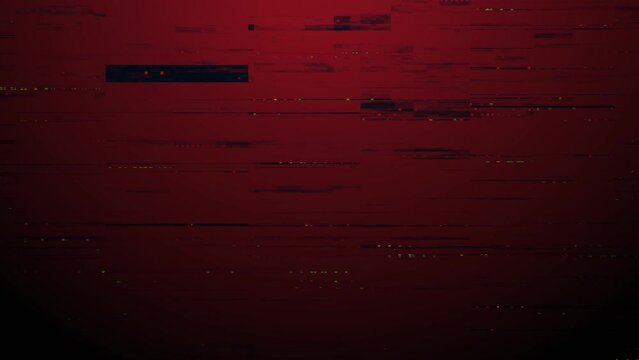 Retro animation. The words Are you ready, appearing with digital noise and glitches. Counts down from 5 to 1.