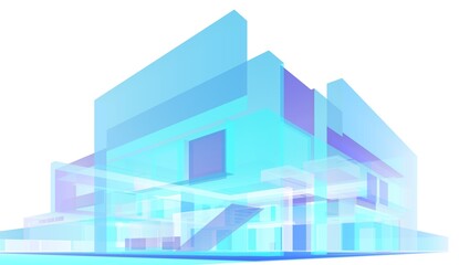 Fototapeta premium abstract architecture background