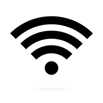 Wi-Fi signal Icon. Wireless internet concept. Wi-Fi Icon vector. Network wifi business concept. Wireless and wifi icon