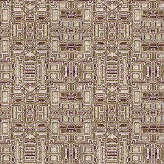 Obraz premium Sepia brown geometric canvas effect seamless texture. Material geo organic pattern. Worn vintage decorative design. 