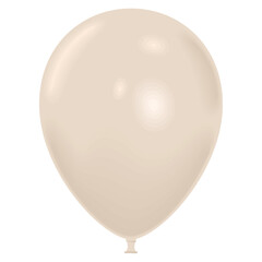 white balloon helium floating