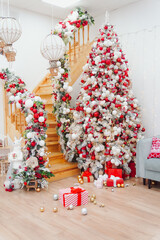 Christams decoration in red color