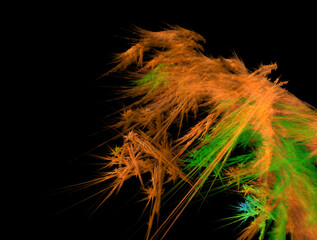 Imaginatory fractal abstract background Image