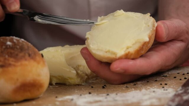 butter on bread