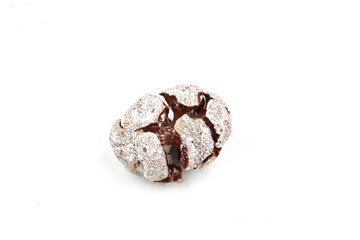 decorative elements for traditional backgrounds as xmas or festive issues isolated on white with real shadows