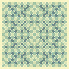 Multicolor truchet tiling connections illustration