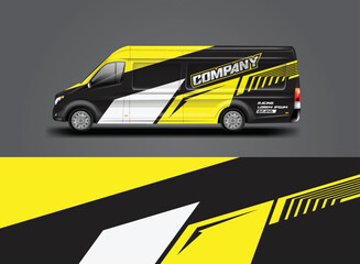 Van Wrap Livery design. Ready made printed wrap design for Van.