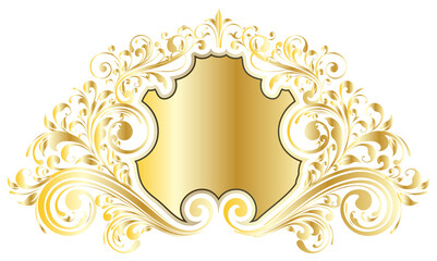 label ribbon vector golden shiny tie ornamental luxury premium pro