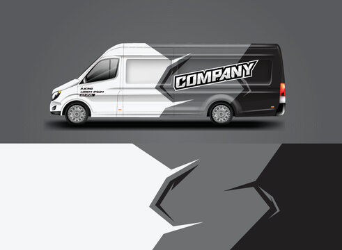 Van Wrap Livery design. Ready made printed wrap design for Van.
