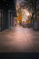 Fototapeta premium night city street