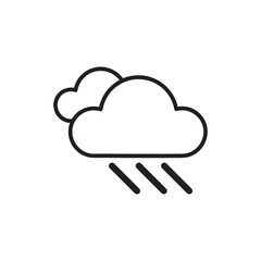 Modern weather icons. Flat vector illustration for Web, print, and Mobile App