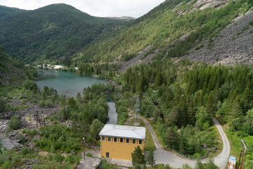 Stausee Ringedalsvatn bei Odda, Norwegen