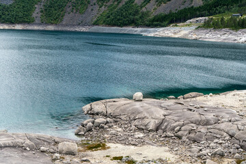 Stausee Ringedalsvatn bei Odda, Norwegen