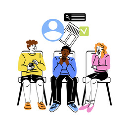 Hiring and recruiting concept