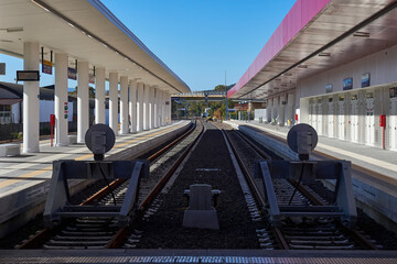 A picture of the train station