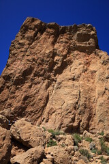 The Roque Nublo is a volcanic rock on the island of Gran Canaria, Canary Islands