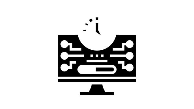 shareware upload glyph icon animation
