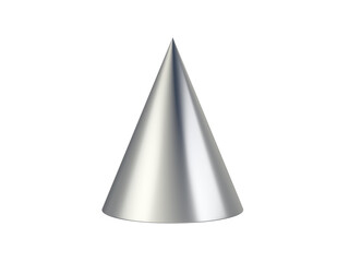 Cone. Transparent background. 3d illustration.