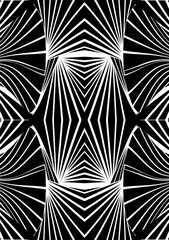 Black and white stripes are used as backgrounds in graphics.