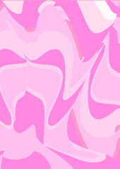 The background image is in pink tones, using shapes to arrange. Composition with gradation used for graphics
