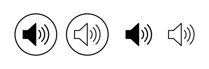 Speaker icon vector illustration. volume sign and symbol. loudspeaker icon. sound symbol